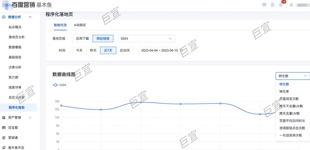 百度广告基木鱼数据查看 百度广告基木鱼数据查看
